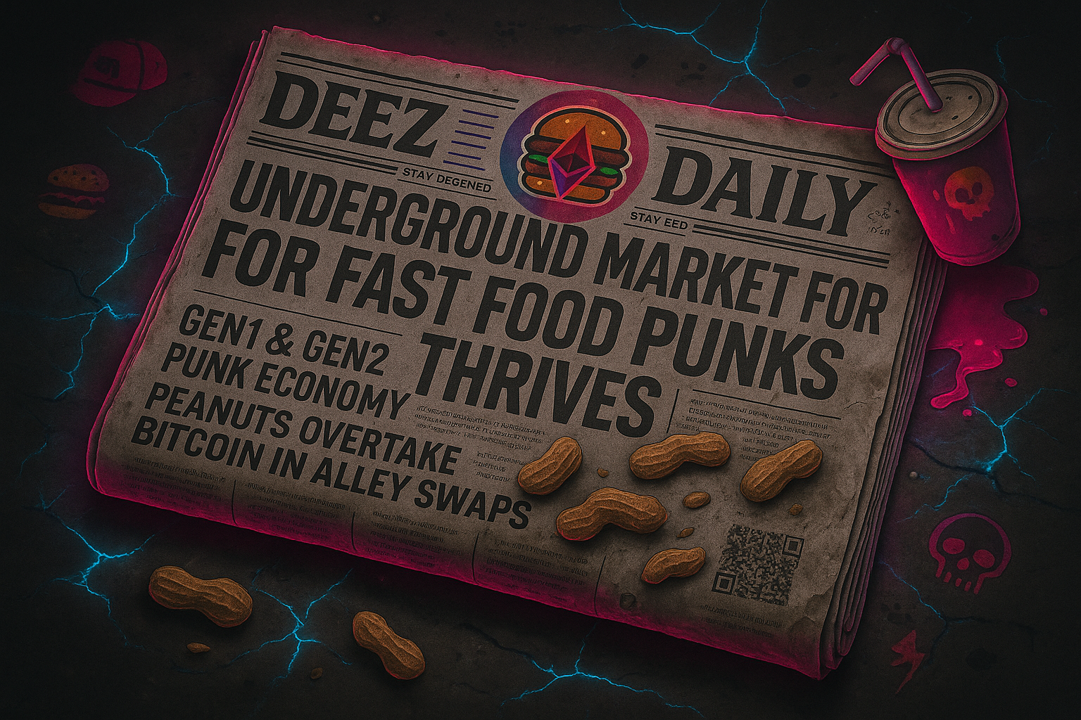 About Deez Nuts Flea Market Newspaper